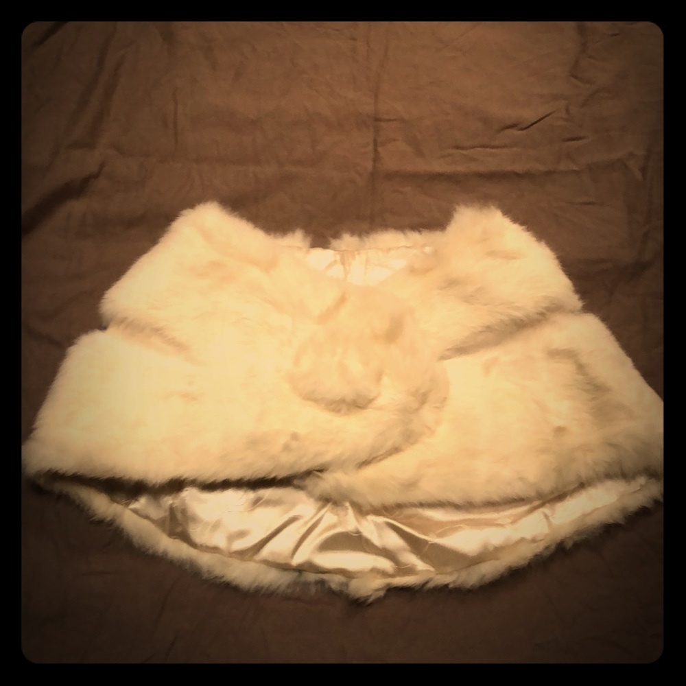 ❤️👁 Vintage real rabbit fur stole!!